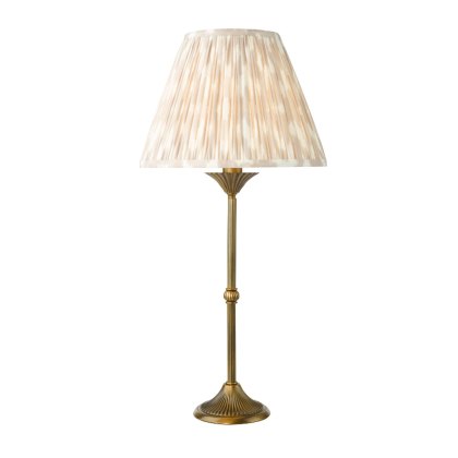 Dar - Ikat Taupe Cotton Empire Shade (25cm)