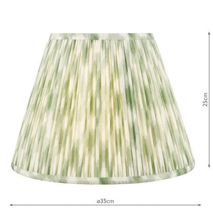 Dar - Ikat Green Cotton Empire Shade (35cm)