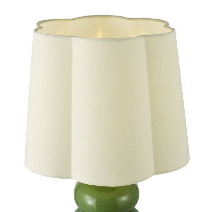 Dar - Jordana Table Lamp Green With Shade