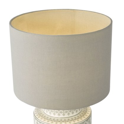 Dar - Kedron Table Lamp Grey With Shade