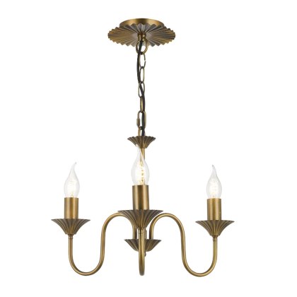 Dar - Lydian 3 Light Pendant Antique Bronze (Fitting Only) Dar - Lydian 3 Light Pendant Antique Bronze (Fitting Only)