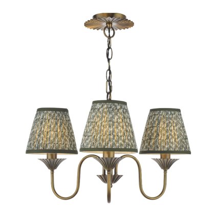 Dar - Lydian 3 Light Pendant (Antique Bronze With Shade) Dar - Lydian 3 Light Pendant (Antique Bronze With Shade)