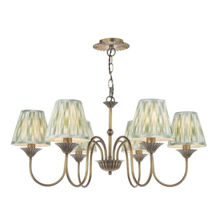 Dar - Lydian 6 Light Pendant (Antique Bronze With Shade) Dar - Lydian 6 Light Pendant (Antique Bronze With Shade)