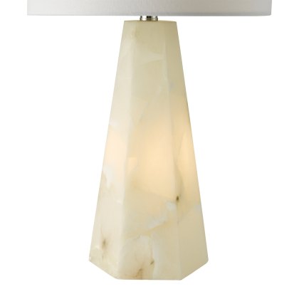 Dar - Paget Table Lamp Alabaster (Base Only)