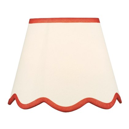 Dar - Poma Natural Linen Tapered Drum Shade (25cm)
