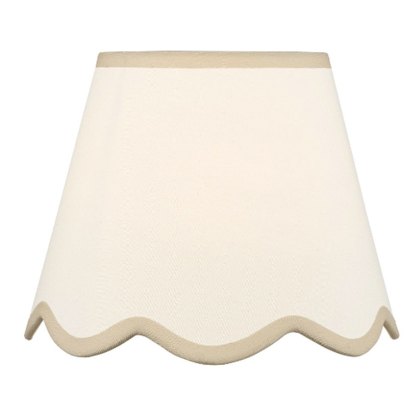 Dar - Poma Natural Linen Tapered Drum Shade (25cm)