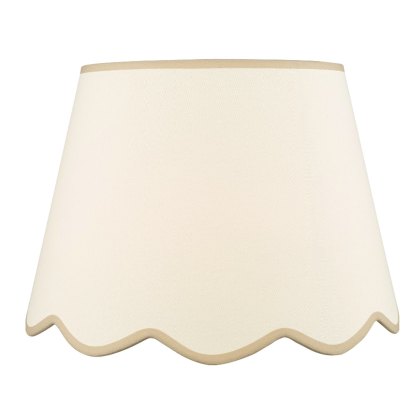 Dar - Poma Natural Linen Tapered Drum Shade (45cm)