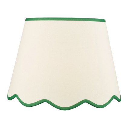 Dar - Poma Natural Linen Tapered Drum Shade (45cm)