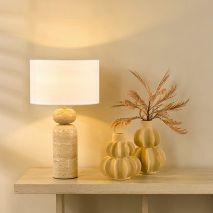 Dar - Soyala Table Lamp Brown With Shade