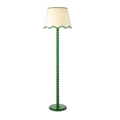 Dar - Spool Floor Lamp Green With Shade Dar - Spool Floor Lamp Green With Shade