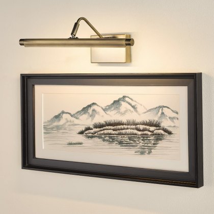 Dar Tyrus - Brushed Bronze Picture Light LED (35cm)