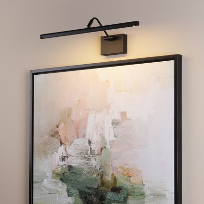 Dar Tyrus - Satin Black Picture Light LED (50cm)