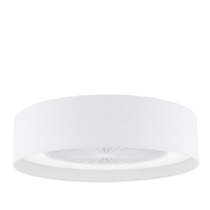 Dar - Fan Flush White With Shade LED