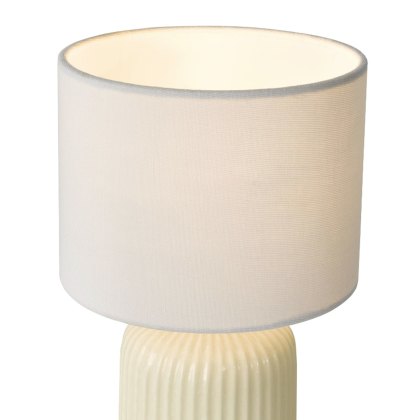 Dar Gigi - Cream Table Lamp With Shade (Twin Pack)