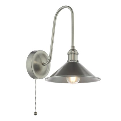 Dar Hadano - Wall Light (Antique Chrome and Antique Pewter)