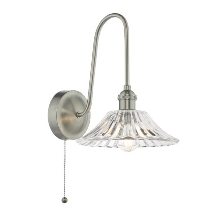 Dar Hadano - Wall Light (Antique Chrome and Glass) Dar Hadano - Wall Light (Antique Chrome and Glass)