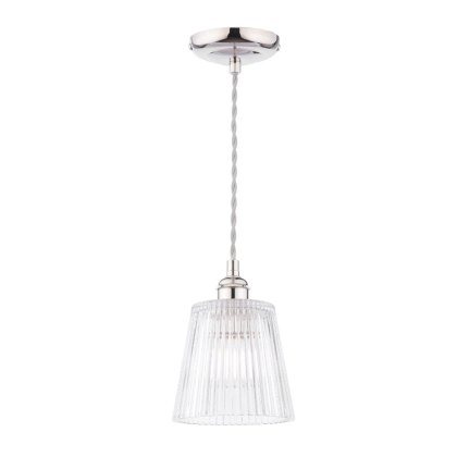 Laura Ashley - Callaghan Pendant (Polished Nickel) Laura Ashley - Callaghan Pendant (Polished Nickel)