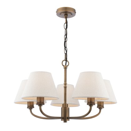 Laura Ashley - Denston 5 Light Pendant (Antique Bronze)