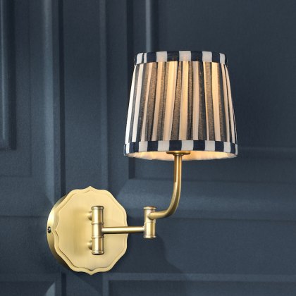 Laura Ashley - Denwick Wall Light (Matt Antique Brass)