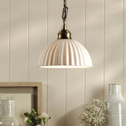 Laura Ashley - Durford Pendant (Matt Antique Brass)
