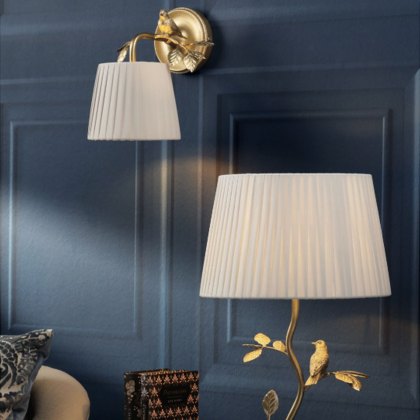 Laura Ashley - Egelton Wall Light (Brass)
