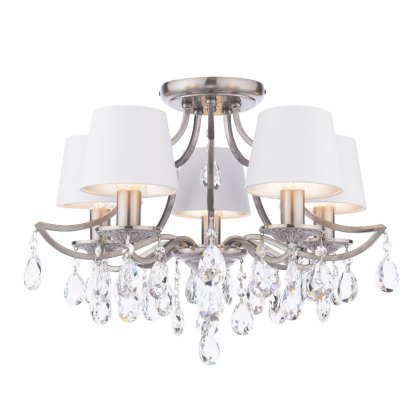 Laura Ashley - Enstone Semi-Flush Chandelier
