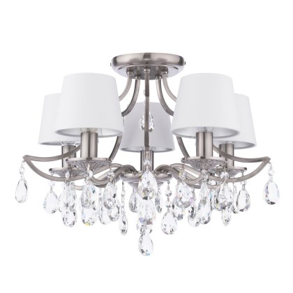 Laura Ashley - Enstone Semi-Flush Chandelier