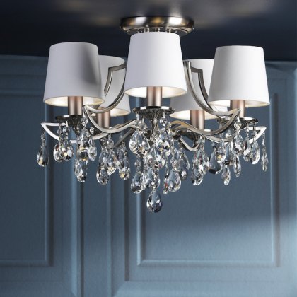 Laura Ashley - Enstone Semi-Flush Chandelier