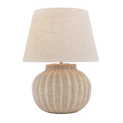 Laura Ashley - Fernhill Large Rattan Table Lamp