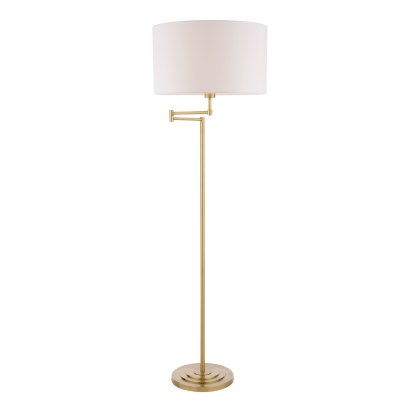 Laura Ashley - Marlowe Floor Lamp Ant Brass