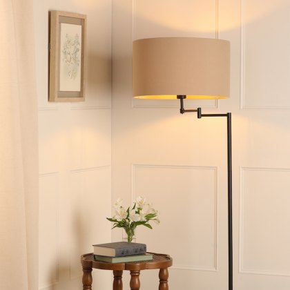 Laura Ashley - Marlowe Floor Lamp Black