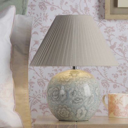 Laura Ashley - Montford Blue Table Lamp
