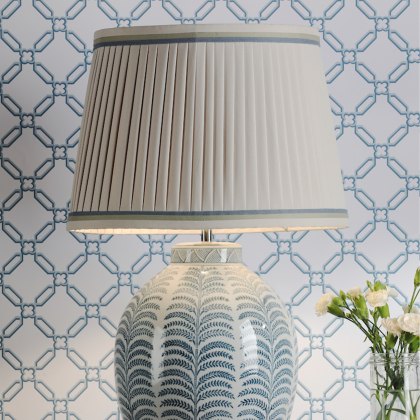 Laura Ashley - Stannard Blue Table Lamp