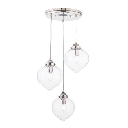 Laura Ashley - Whitham 3 Light Cluster Pendant