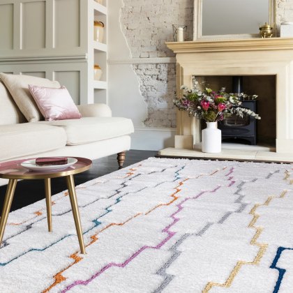 Ariana - Trellis Shaggy Rug