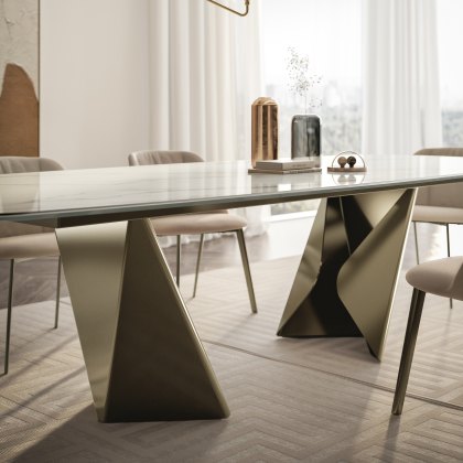 Bontempi Kaleido - Dining Table (Barrel Shape)