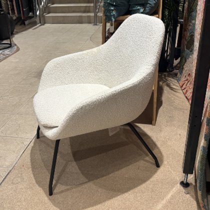 Moby - Accent Chair (Ivory Fabric)