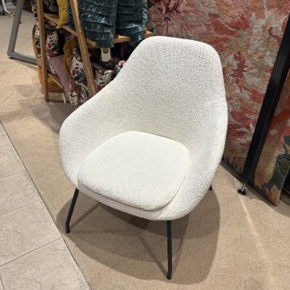 Moby - Accent Chair (Ivory Fabric)