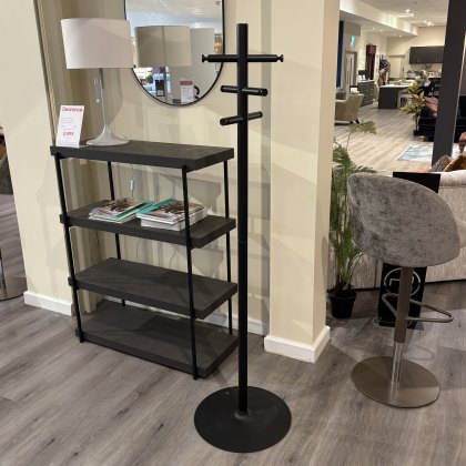 Calligaris - App Coat Stand - (Matt Black Base/Graphite Column)