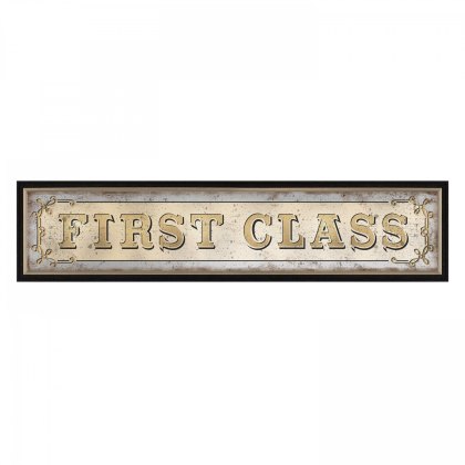 First Class Mirror - Wall Art