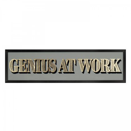 Genius At Work Mirror - Wall Art