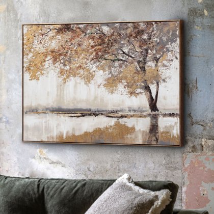 Gilded Oak - Framed Canvas