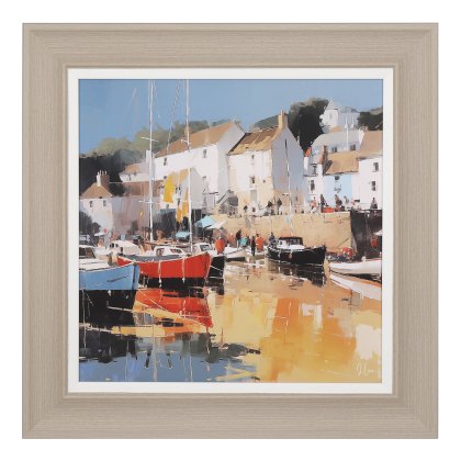 Harbour Glow - Framed Canvas