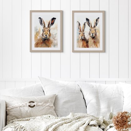 Hattie and Harold - Framed Canvas