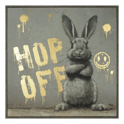 Hop Off - Framed Canvas