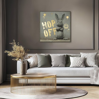 Hop Off - Framed Canvas