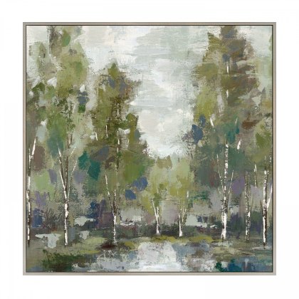 At Dawn - Framed Canvas