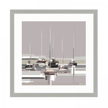 Morning Wharf - Framed Art