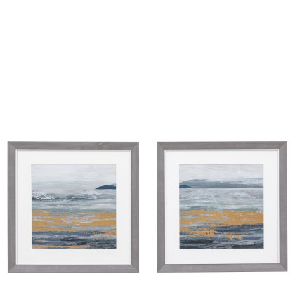 Ocean Glimmer - Framed Art Set of 2