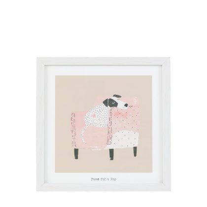 Paws For A Nap - Framed Art